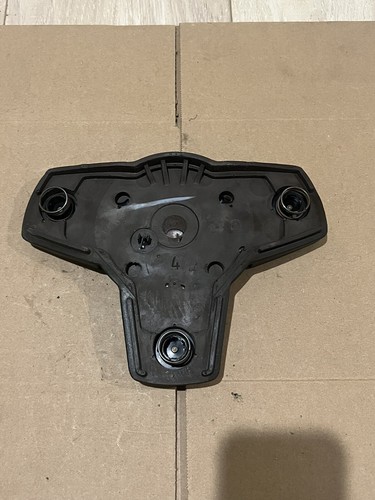 Porsche 924 924S 944 951 3-Spoke Steering Wheel Horn Button Pad - DARK BROWN - Picture 10 of 11