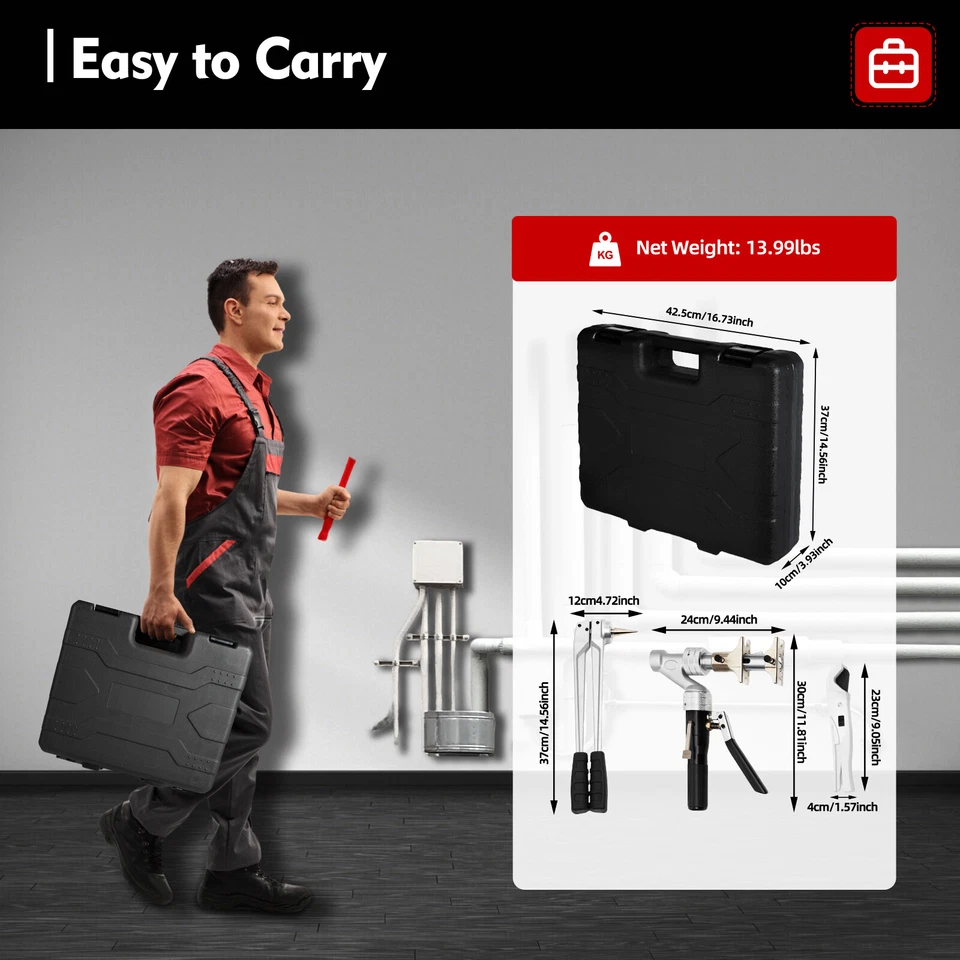 Hydraulische Presswerkzeug Für Rehau Rautitan Schiebehülsenwerkzeug Spannvorrich - Bild 3 von 4