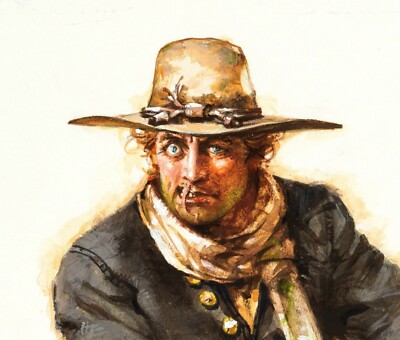 SIGNED ORIGINAL ART, Tony DeZuniga, Jonah Hex (2005) Large