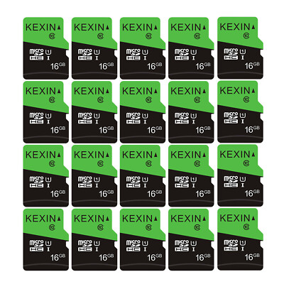 KEXIN 16GB Lot Micro SD Card Ultra SDHC Class 10 U1 Memory TF Card For PC Camera