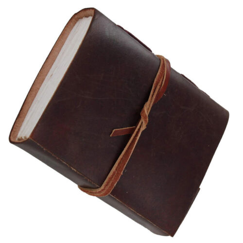 Handmade Peasant Diary Journal | Genuine Leather Cover with Recycled Pages - Picture 2 of 5