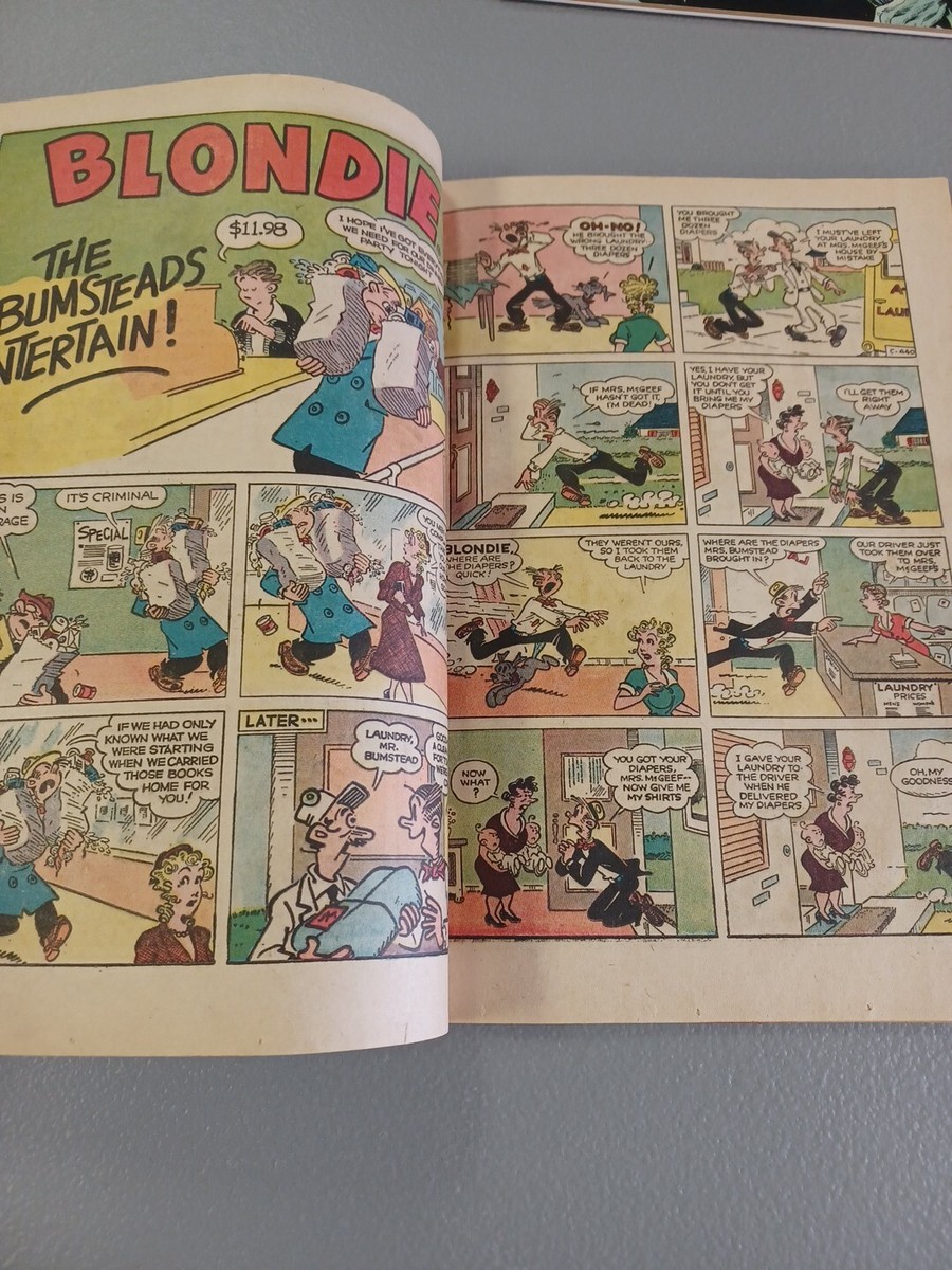BLONDIE COMICS #155 (HARVEY 1962) FINE- (5.5) cond. 80 Page GIANT