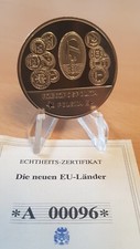 Gedenkpr&auml;gung Polnische Kursm&uuml;nzen versilbert 35 mm PP