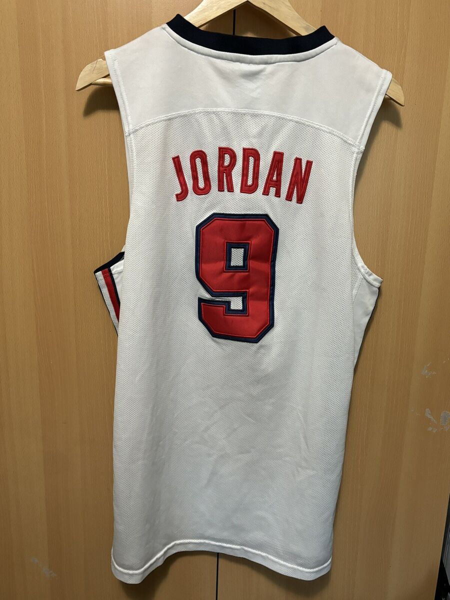 Vintage Nike Michael Jordan Jersey #9 Men's L USA Olympic