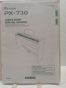 Privia PX-730 Casio Users Guide Owners Manual Electronic Piano M4 | eBay