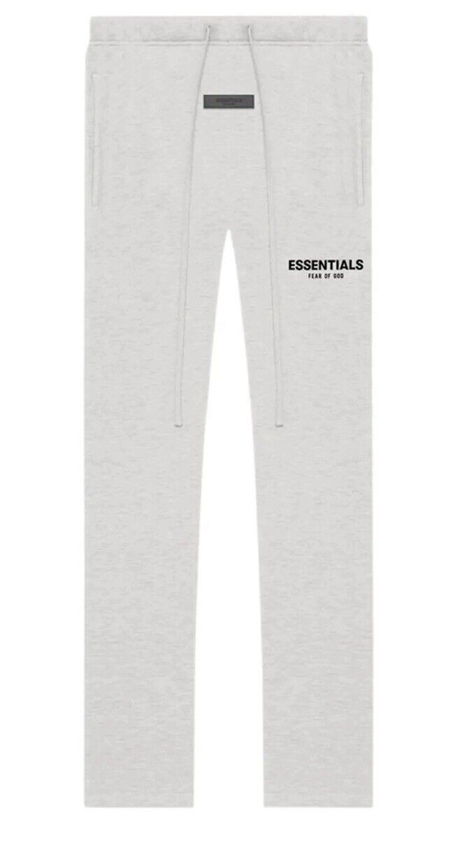 Fear of God Essentials Light Oatmeal Relaxed Sweatpants Size M