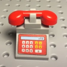 Lego City Town Mini Figures Telephone / Home Phone Utensil