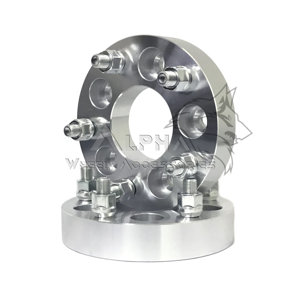 Adaptadores de 4 ruedas 5x108 a 5x114,3 + tuercas cromadas bellota para Ford Focus Fusion Foto 4 de 4