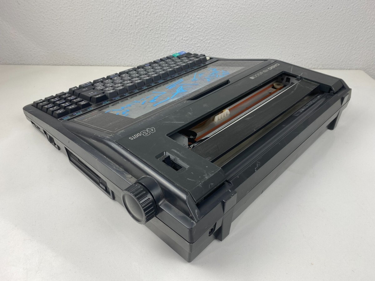 Vintag Casio HW-6000 Dot Matrix Printer wordprocessor | eBay
