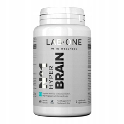 Hyper BRAIN Lab One 60/120/180 Kapseln Gehirn Konzentration Gedächtnis