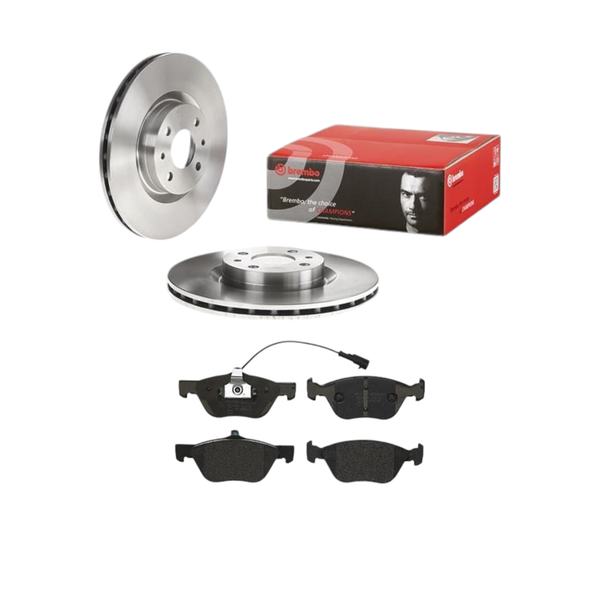 Brembo Bremsen Kit FüR Fiat Bravo - Fiat Marea Scheiben Und BeläGe-image