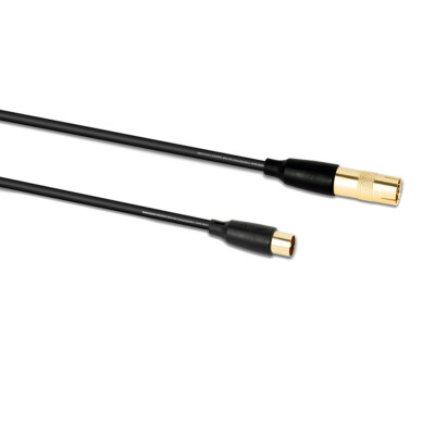 QED - CONNECT Antennen-Kabel 3 Meter Black