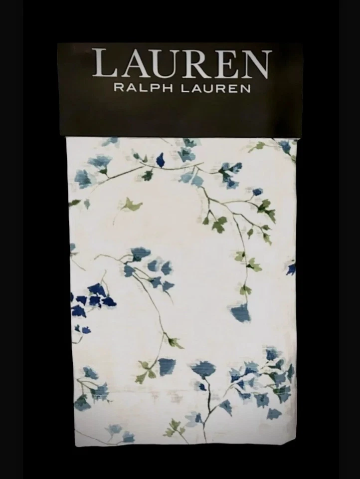 "2 paneles de cortina Ralph Lauren - Juego de 2 paneles de cortinas florales 50"" x 96"" ALGODÓN Nuevo" Foto 2 de 4