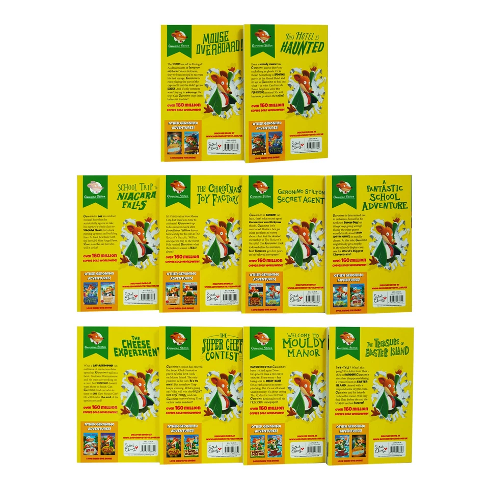 Geronimo Stilton The 10 Book Collection (Series 2) Box Set - Ages 5-7- Paperback - Image 3 of 4