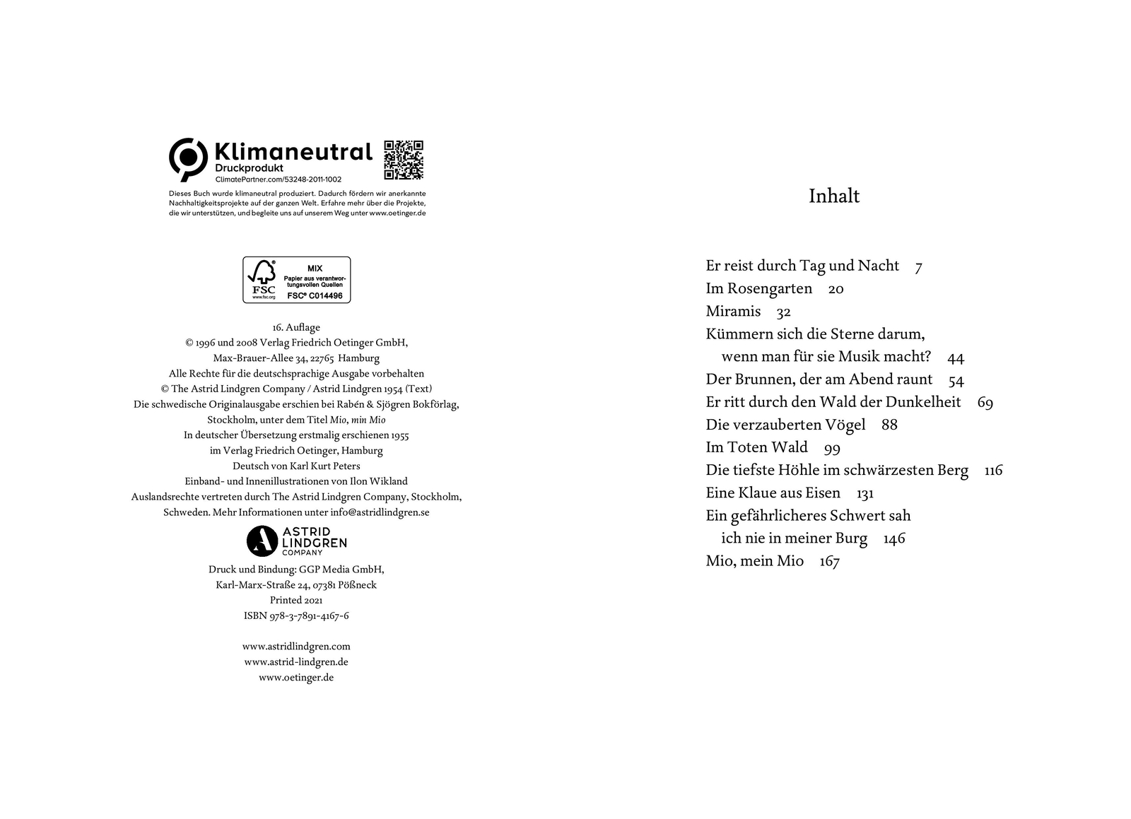 Thumbnail - Mio, Mein Mio Astrid Lindgren