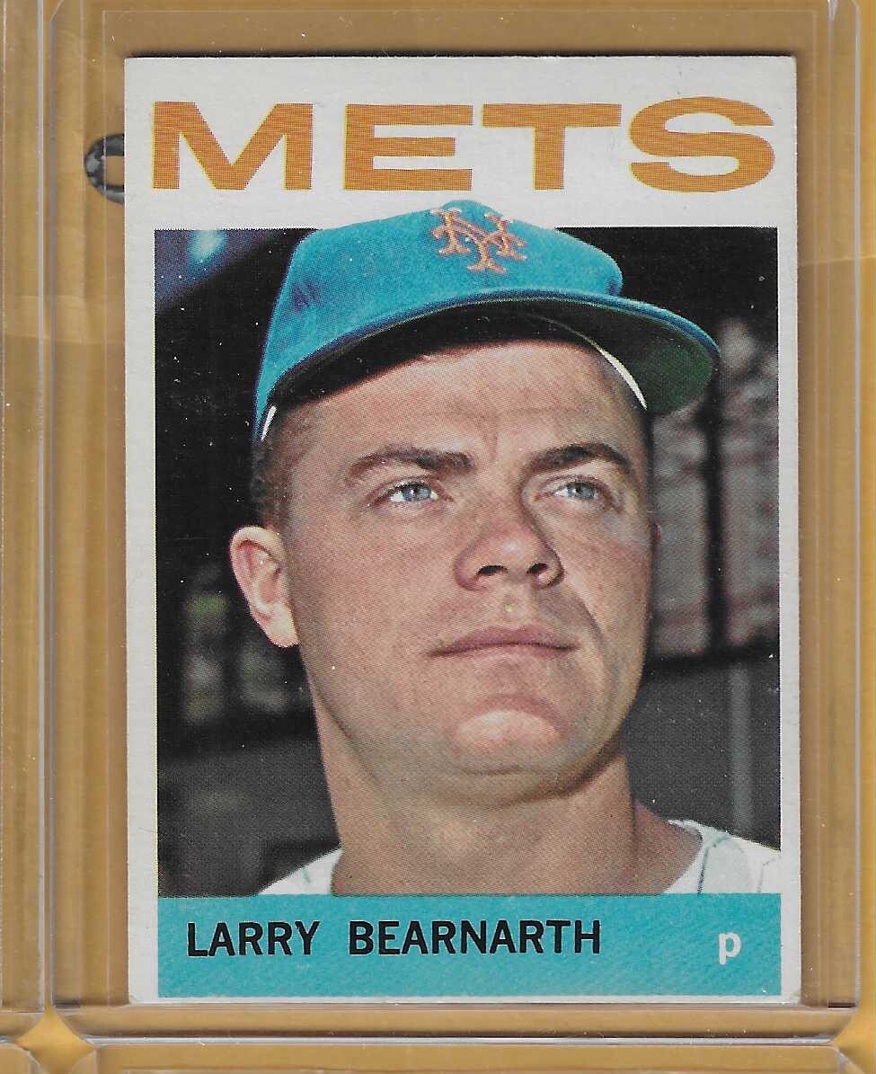1964 Topps #527, Larry Bearnearth, New York Mets, ExMt
