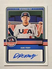 Dane Perry - 2023 USA Baseball Stars & Stripes National Team Signatures Card
