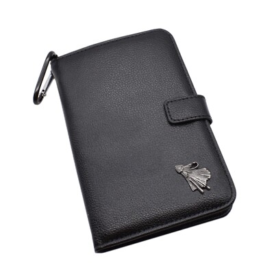 Zinn Angeln Haken Design Kunstleder Golf Organizer & personalisierter Marker