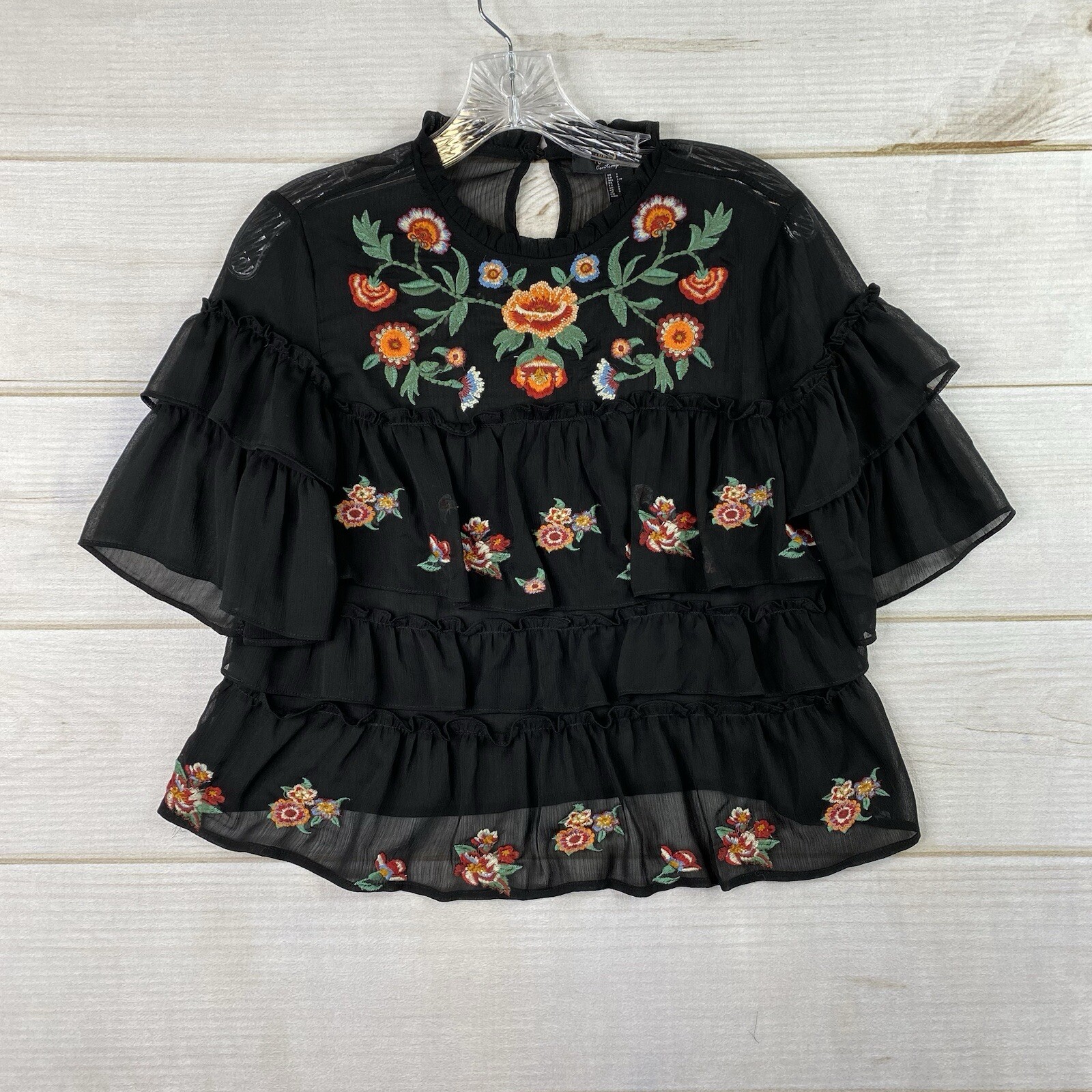 ruffle blouse forever 21