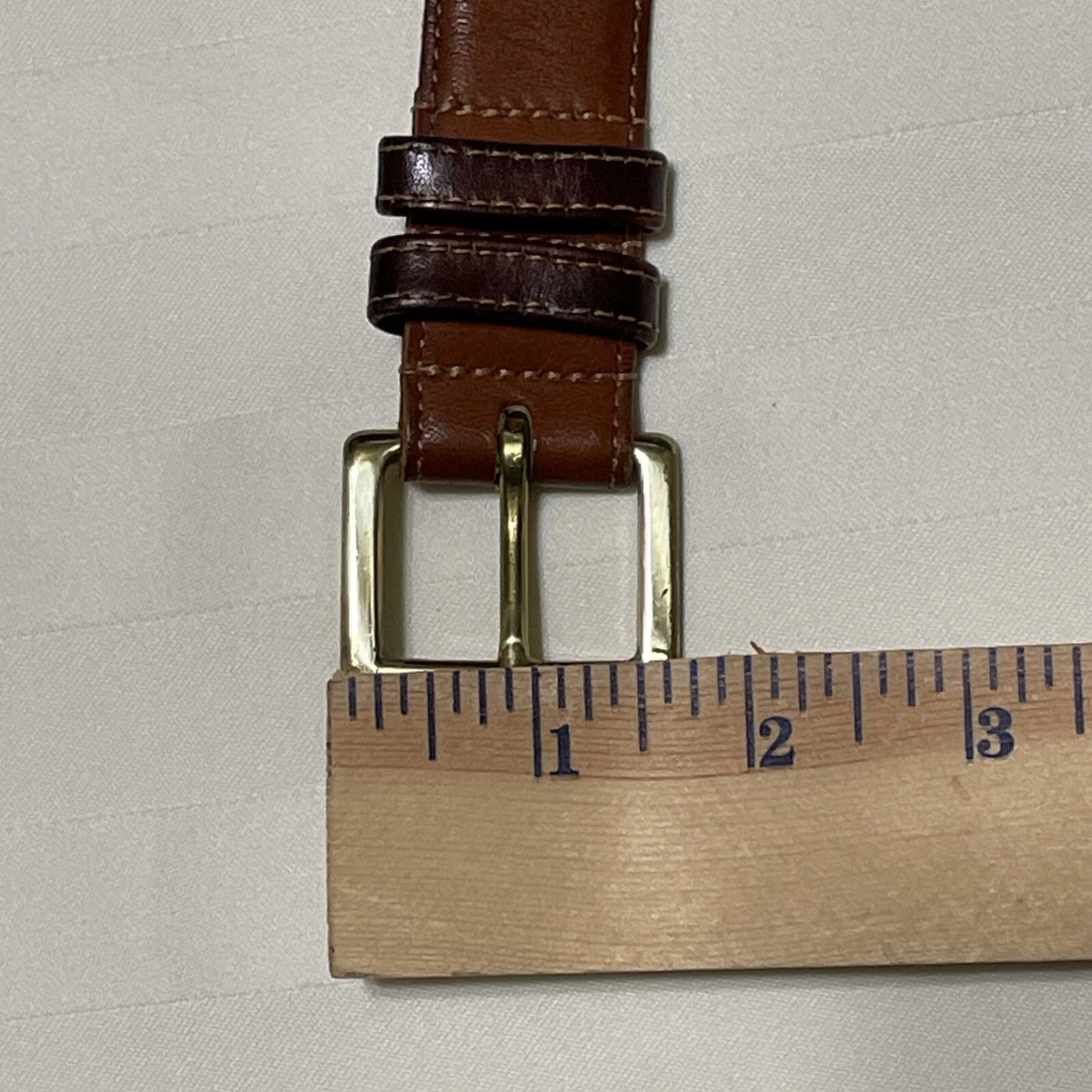 Cintura Coach vintage in pelle 38" guanto pelle bovina conciata British Tan 7600 95 cm reggiseni