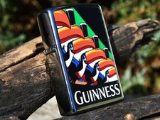 Guinness Toucan Zippo Lighter - Harp - Irish Dry Stout - Dublin - 1759 - Beer