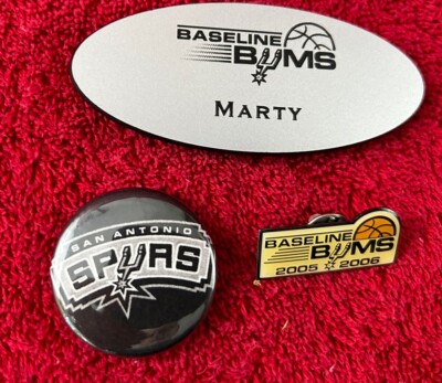 San Antonio Spurs 2005 - 2006 BASELINE BUMS  pin Lot