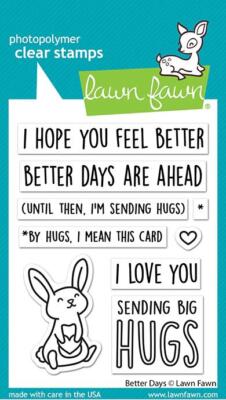 Lawn Fawn, clear stamp, better days
