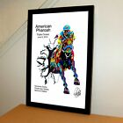 American Pharoah Triple Crown Belmont Stakes Horse Print Poster Wall Art 11x17