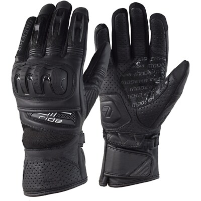 Modeka Air Ride II 2 Summer Motorcycle Gloves Goatskin Touring