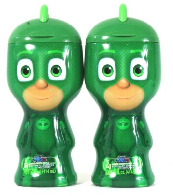 2 Centric Beauty 14 Oz PJ Gekko Green Apple 3 In 1 Body Wash Shampoo Conditioner