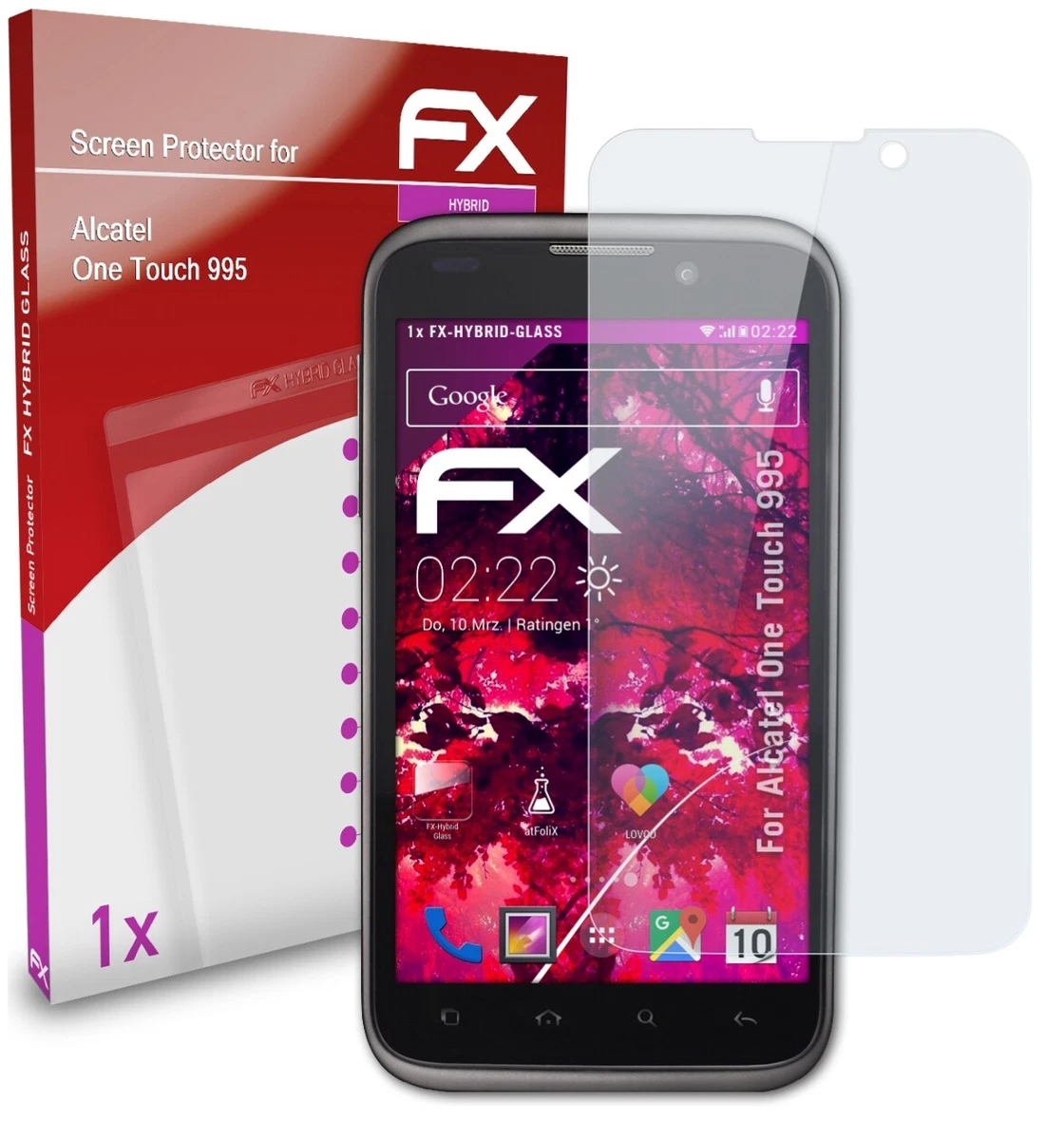 Ecultor I 6X Pellicola Protettiva Compatibile con Alcatel One Touch Pop