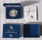 2018-W Proof American Silver Eagle Dollar $1 Box & COA US Mint