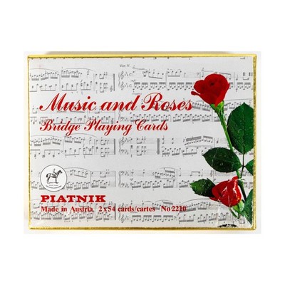 Piatnik Playing Cards Playing Cards - Music and Roses NM