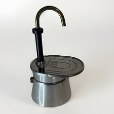 Moka Espresso Vintage Italiana 1 Tazza Alluminio 1 Tazza Piano Cottura