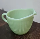 Vintage Fire King Jadeite Glass Jane Ray Creamer