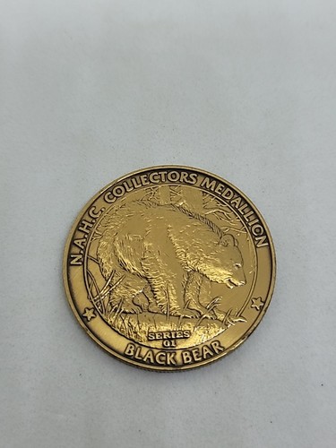 NAHC North American Hunters Club Medallion / Coin - Black Bear - Series 01 - Picture 1 of 2