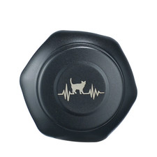 Stainless Steel Pet Memorial Ash Urn Black Moisture-Proof Cat Funeral Keepsake S
