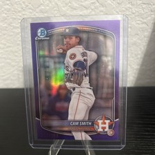 2025 Bowman Top Prospects Cam Smith Purple SP #/250 Nmmt