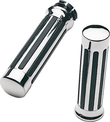 Pro One Performance 802450 H-Grips Ribbed Chrome for Royal Star