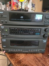 Read Descrip RCA RP 8530 A Compact Stereo System CD Player AM FM Radio Black