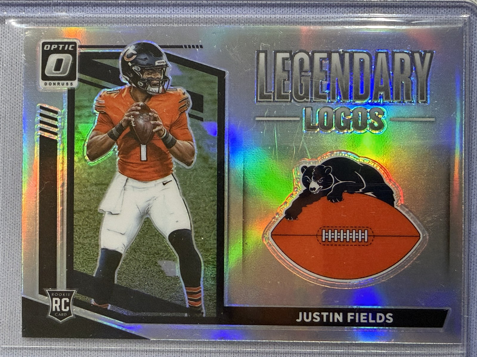 2021 Donruss Optic #LL-2 Justin Fields Legendary Logos