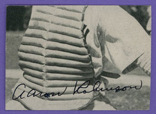 Aaron Robinson New York Yankees Cut Signature (Dec'd 1966)