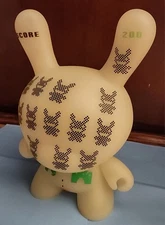 Kidrobot 8” Vinyl Dunny By Oki-ni  Glow In The Dark