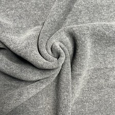 Bonded Polar Fleece High Quality 63" W Gray Fabric Lot of 3 Yards 20" 15