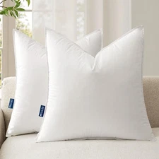 20x20 Throw Pillow Inserts,Set of 2 Decorative Pillow Inserts with Soft Cotto...