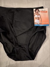 Playtex ~ BNWT Ladies Black Tummy Control Knickers - Size L