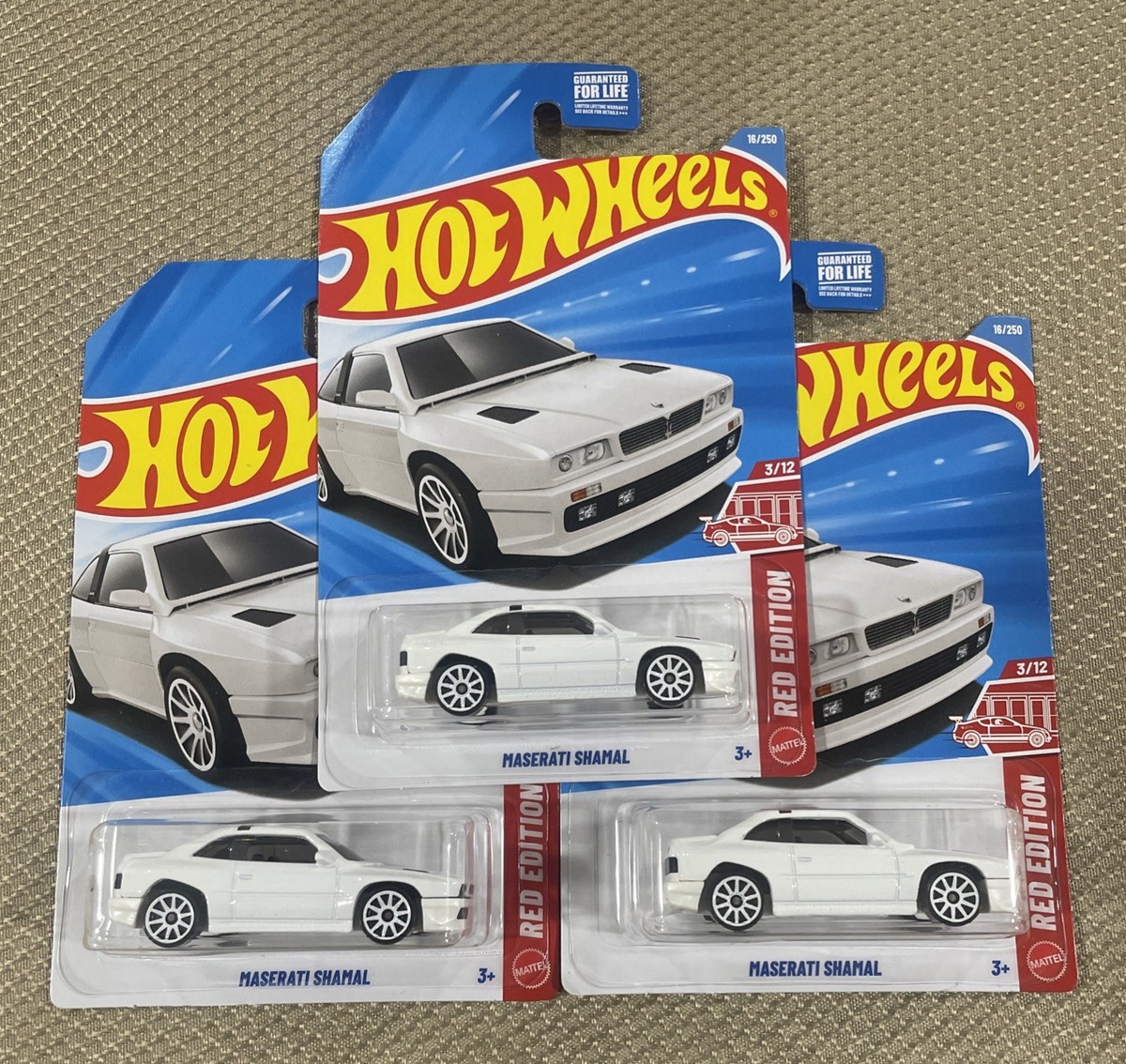 Hot Wheels Maserati Shamal Red Edition Target Exclusive Lot Of 3