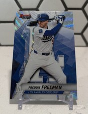 Freddie Freeman 2025 Bowman's Best #52 Wave Refractor + Base Refractor