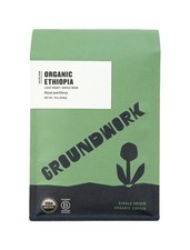 GROUNDWORK Ethiopia Heirloom Blend Whole Bean Coffee Light Roast, 12oz 1-Pack 