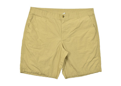 Columbia Men's Bermuda Chino Shorts Tan Brown Size 40 Solid 100% Cotton
